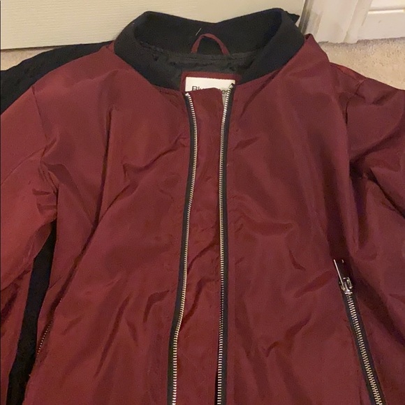 Maroon bomber jacket - Picture 1 of 4
